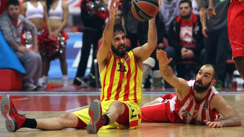 Navarro Spanoulis Olympiacos Barcelona Evroliga