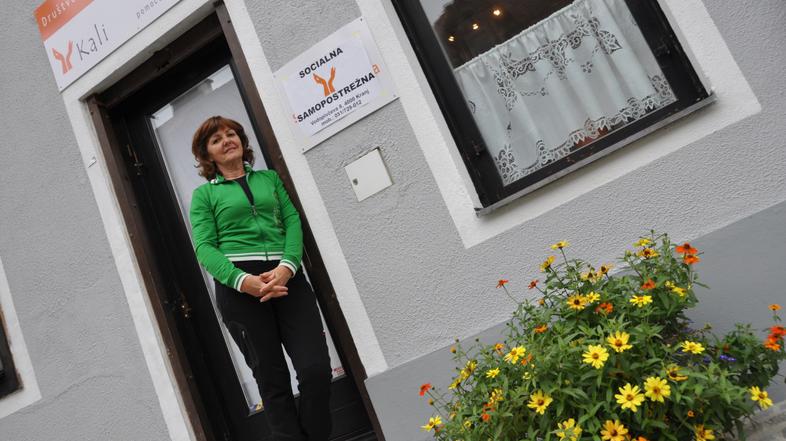 samopostrežna trgovina socialna Mirjana Kavčič Kranj