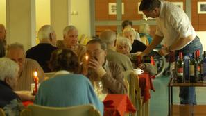 Borut Pahor v Domu z ostarele v Fužinah