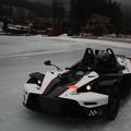 Dirkanje po ledu z KTM X-bovi
