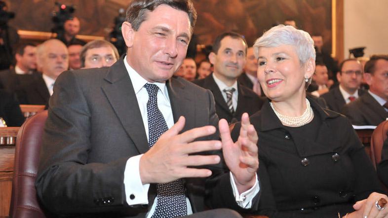 Premierja Borut Pahor in Jadranka Kosor. (Foto: Dejan Mijovič)