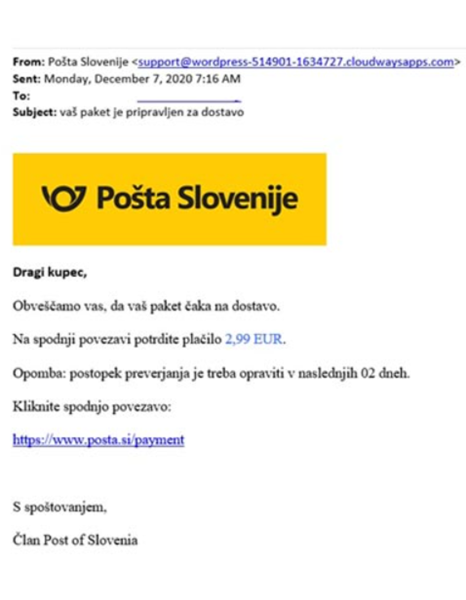  | Avtor: Pošta Slovenije