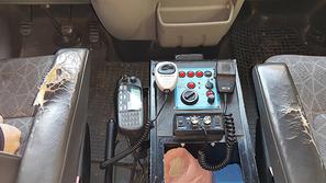 Notranjost policijskega avtomobila