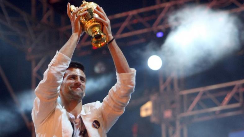 novak djoković sprejem beograd 2011 wimbledon