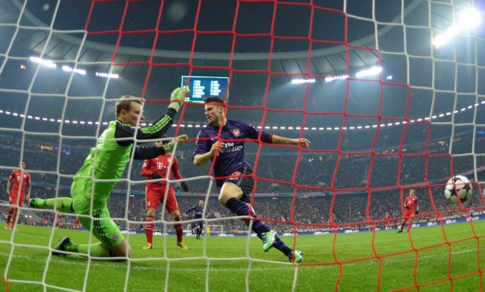 Neuer Giroud Bayern München Arsenal Liga prvakov osmina finala