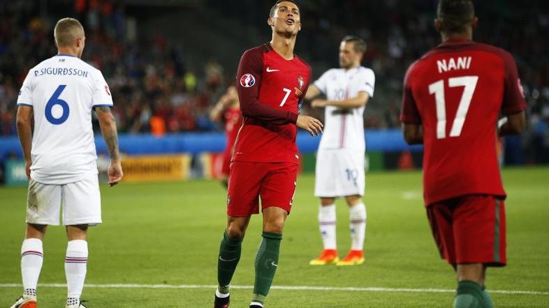 Cristiano Ronaldo Portugalska Islandija Euro 2016