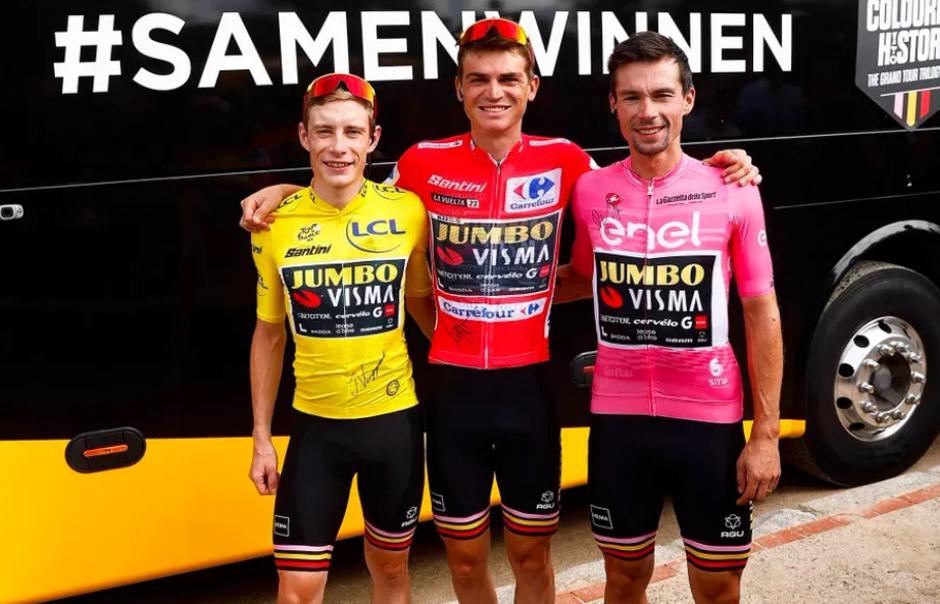 Roglič Kuss Vingegaard | Avtor: Twitter