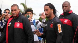 Ronaldinho Olimpia Flamengo Paragvaj trening Asuncion