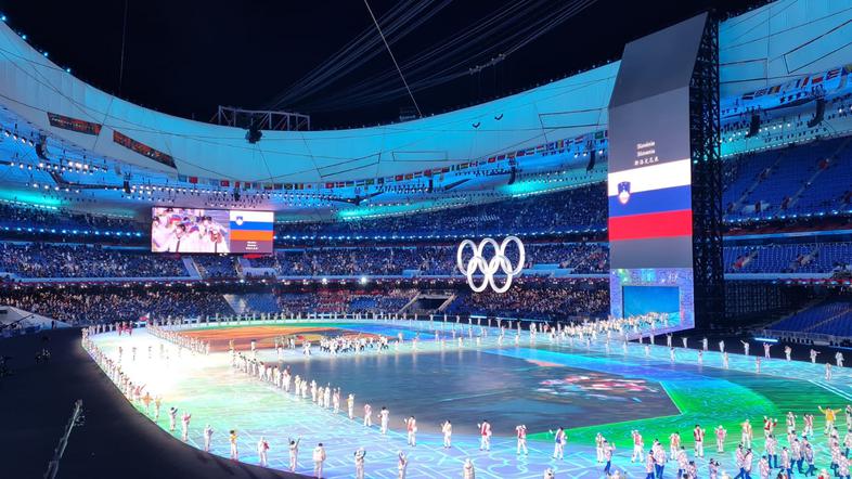 Peking 2022 otvoritvena slovesnost Slovenija