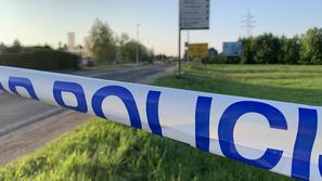 Prometna nesreča policijski trak policija