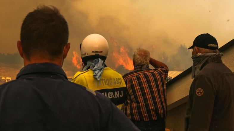 požar Hrvaška Orebić