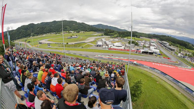 Spielberg VN Avstrije formula 1 navijači