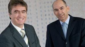 Milan Zver in Janez Janša