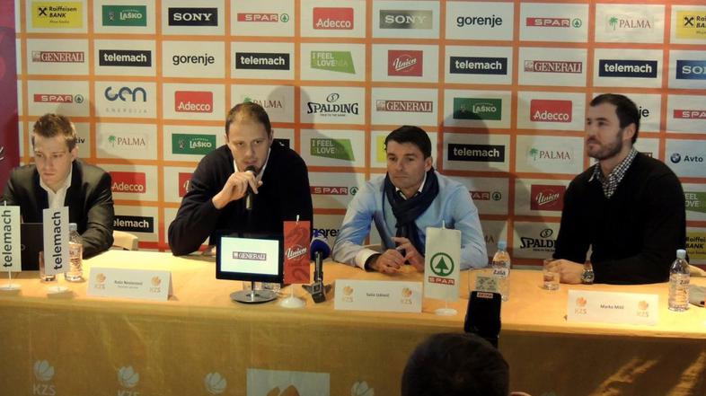 Nesterović Udović Milić slovenski All-Star dan slovenske košarke