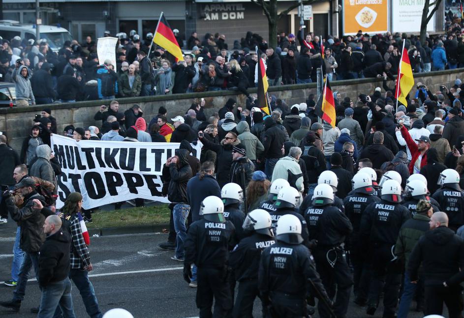 Protest v Kölnu