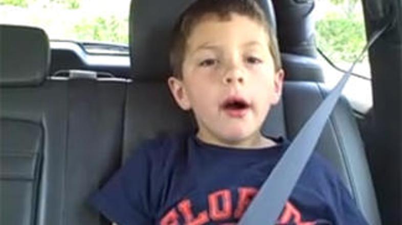 David je med vožnjo očeta spraševal čudne reči...