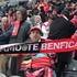 navijač navijači šal Newcastle United Benfica Evropska liga četrtfinale