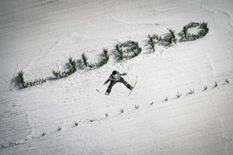 Ljubno smučarski skoki | Avtor: Reševalni pas/Twitter