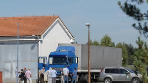 Rekonstrukcija tovornjaka, v katerem je bila nazadnje videna Antonija Bilić.
