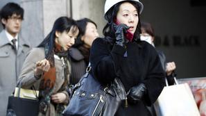 Po potresu je na ulicah japonskih mest zavladala panika, pa čeprav so ljudje tre