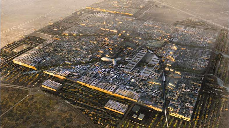 Tako naj bi izgledalo mesto, ki bo izkoriščalo le obnovljive vire energije.