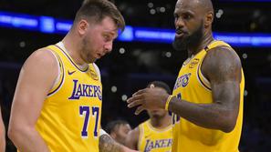 LeBron James Luka Dončić LA Lakers