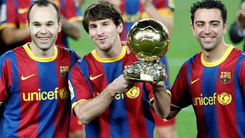 Zlato žogo ima Lionel Messi, a če je Fifa res nekaj glasov za Xavija prištela Xa