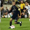David Beckham z LA Galaxy v Wellingtonu.