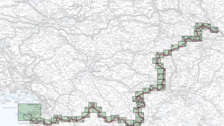 Zemljevid Slovenije po arbitraži