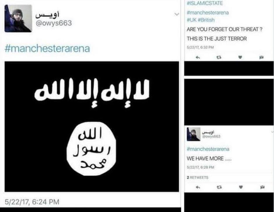 Tvit pred napadom v Manchestru | Avtor: Reševalni pas/Twitter