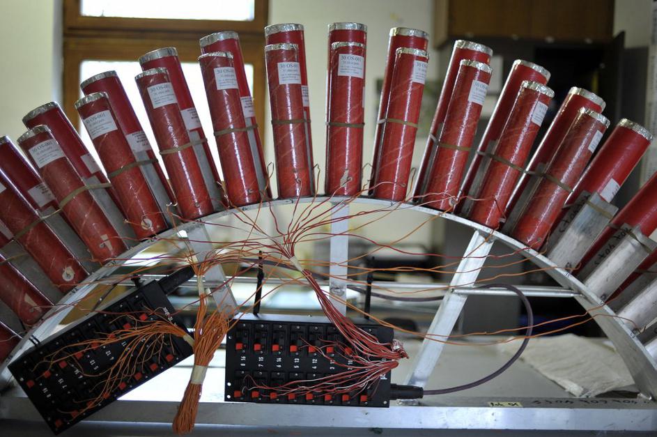 Pirotehnika za ognjemet z Ljubljanskega gradu