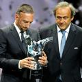 Ribery Platini Bayern nagrada pokal trofeja Uefa najboljši nogometaš Evrope