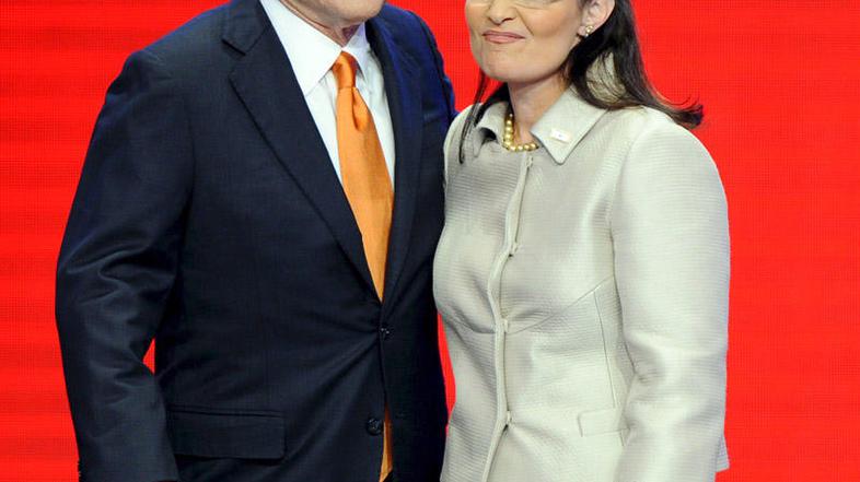 Palinova in McCain sta bila prijatelja le na začetku kampanje. (Foto: EPA)