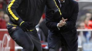 Guardiola Pique Atletico Madrid Barcelona Liga BBVA Španija španska liga prvenst