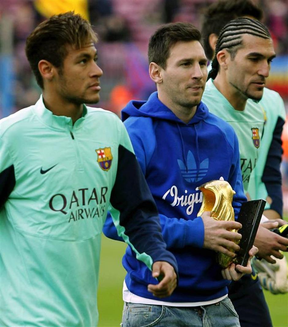 Messi Neymar Pinto Barcelona Granada Liga BBVA Španija prvenstvo | Avtor: EPA