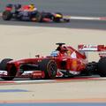 Alonso Ferrari VN Bahrajna Manama trening