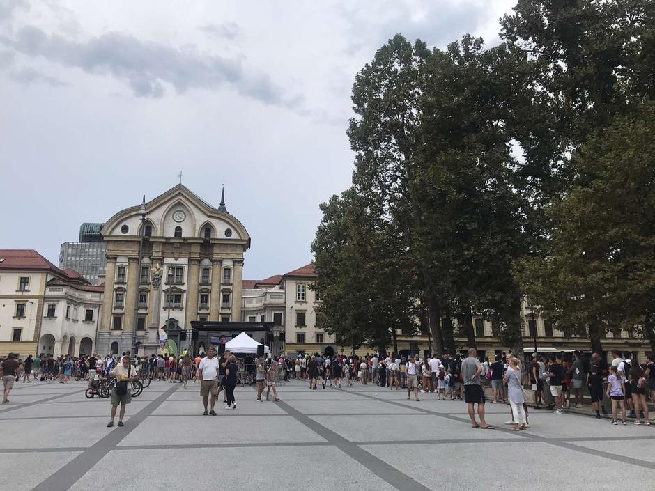 Tadej Pogačar, sprejem | Avtor: 