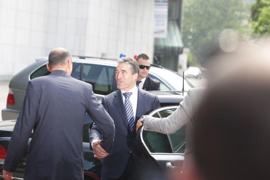 Janez Janša in Anders Fogh Rasmussen