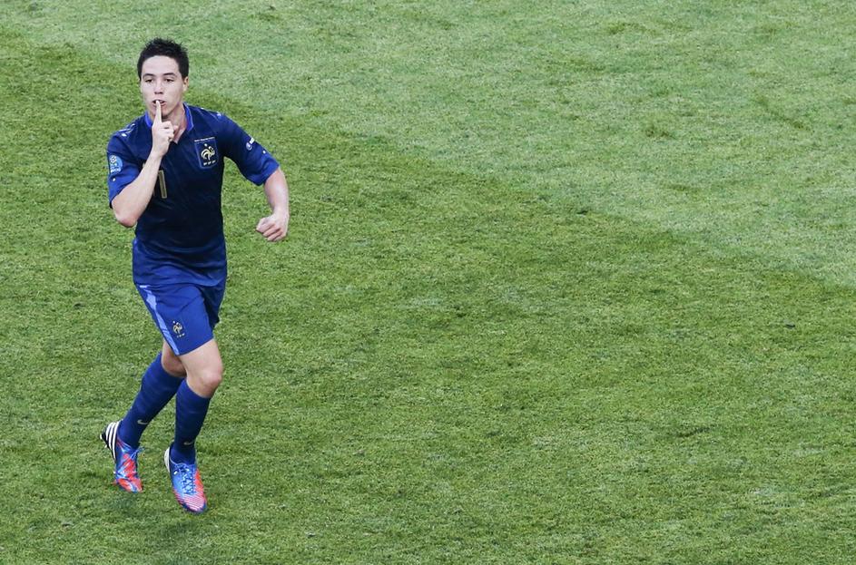 Nasri gol Euro 2012 Anglija Francija