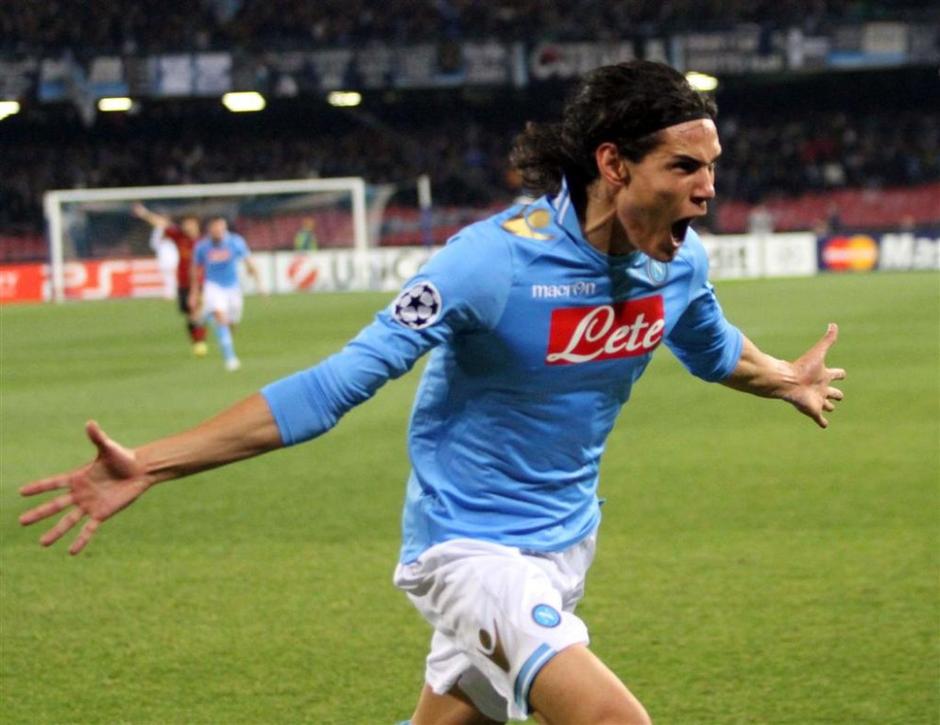 Napoli Manchester City Liga prvakov Cavani | Avtor: EPA