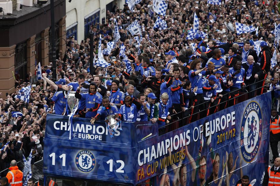 Chelsea Liga prvakov parada London