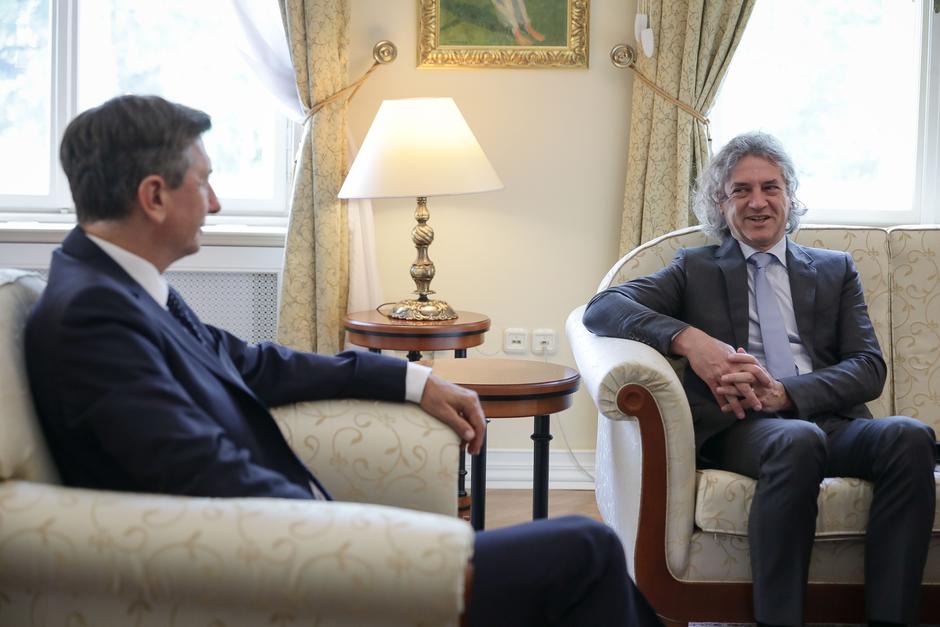Borut Pahor, Robert Golob | Avtor: Saša Despot