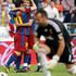 Lionel Messi David Villa Toni Doblas gol zadetek veselje proslavljanje slavje pr