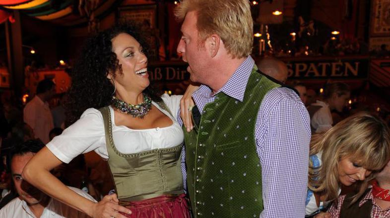 Boris Becker z ženo Lilly