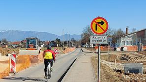 Smlednik, gradnja krožišča, rekonstrukcija križišča, Medvode