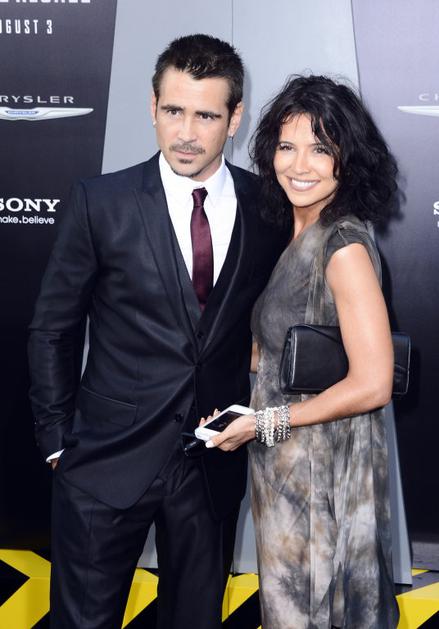 Colin Farrell Claudine Farrell 