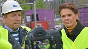 Obnova mostu v Kranju