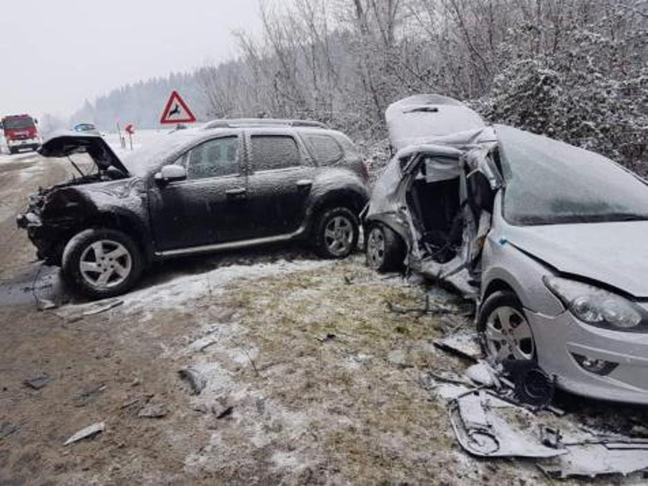 prometna nesreča Stare žage | Avtor: Dolenjskanews.com