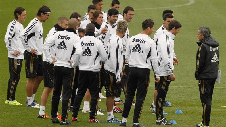 Real Madrid trening Valdebebas pred ligaško tekmo