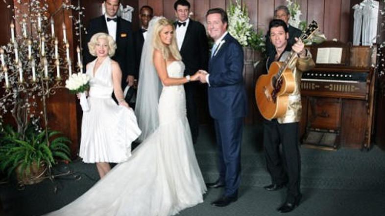 Njuni poročni priči sta bili legendarna Marilyn in nepozabni Elvis. (Foto: Splas
